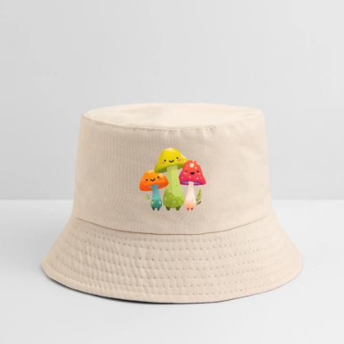 Trio of Happy Mushrooms - Kid's Bucket Hat