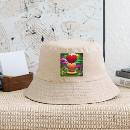 Double Heart, fantasy, nature and fantasy - Kid's Bucket Hat