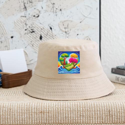 Heart, fantasy, landscapes, nature, fantasy - Kid's Bucket Hat