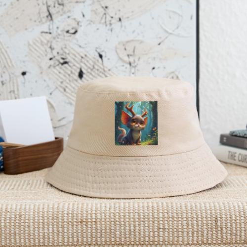 Magical Forest Creature with Deer Horns - Kid's Bucket Hat