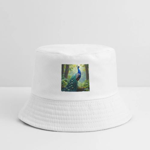 Majestic Peacock in Enchanted Forest - Kid's Bucket Hat