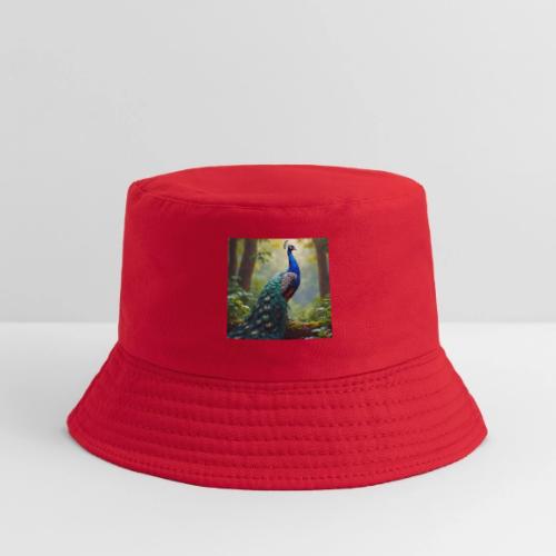 Majestic Peacock in Enchanted Forest - Kid's Bucket Hat