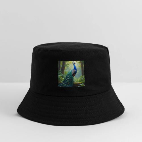 Majestic Peacock in Enchanted Forest - Kid's Bucket Hat