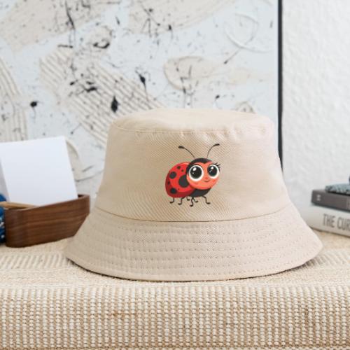 Cute Cartoon Ladybug Full of Joy - Kid's Bucket Hat