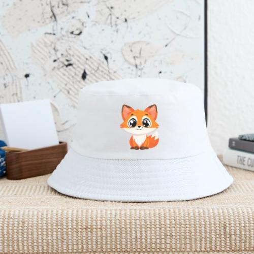Adorable Cartoon Fox with Big Innocent Eyes - Kid's Bucket Hat