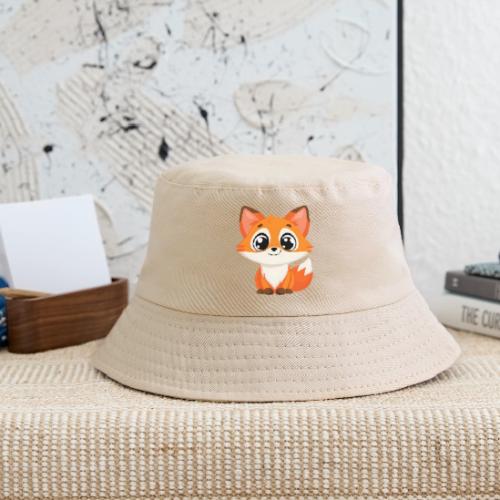Adorable Cartoon Fox with Big Innocent Eyes - Kid's Bucket Hat