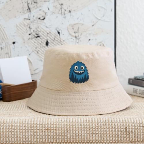 Whimsical Blue Forest Monster – Cute Cartoon Night - Kid's Bucket Hat