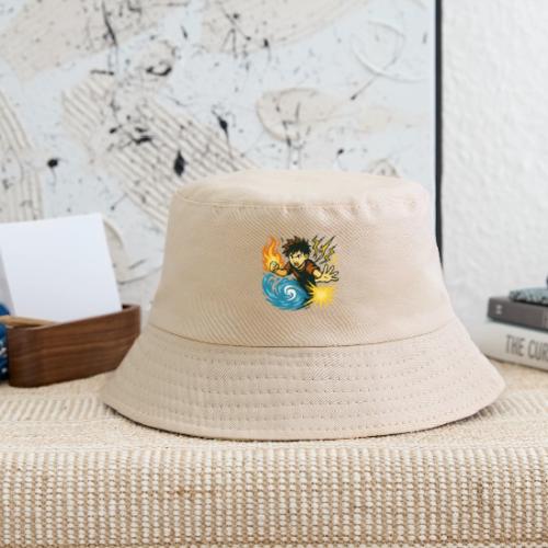 Anime Elemental Warriors | Fire, Water, Lightning - Kid's Bucket Hat