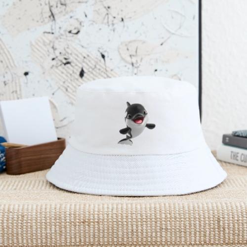 Smiling Cartoon Baby Orca - Kid's Bucket Hat