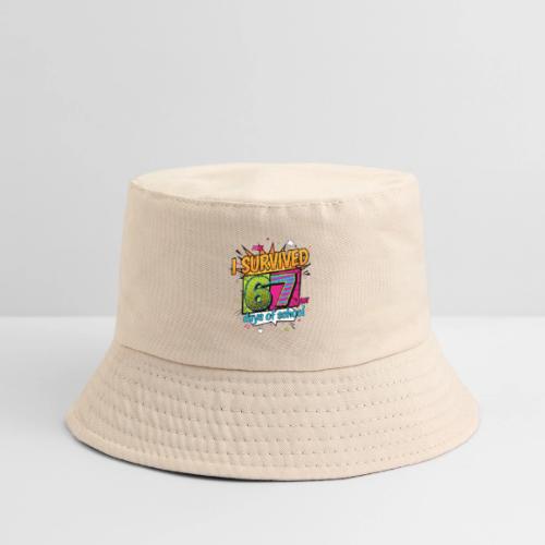 I Survived 67 Days of School T-Shirt – Funny Teach - Kid's Bucket Hat
