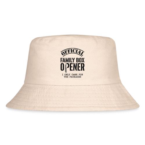 Official Family Box Opener Funny Knife Collector - Kid's Bucket Hat