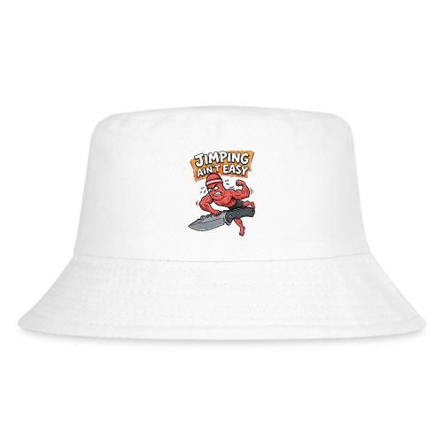 Jimping Ain't Easy Funny Knife Maker & EDC Mascot - Kid's Bucket Hat
