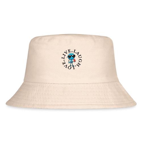 Circle Remember to live laugh love - Kid's Bucket Hat