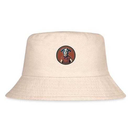 Dogboy Adventutes Red Circle Logo - Kid's Bucket Hat
