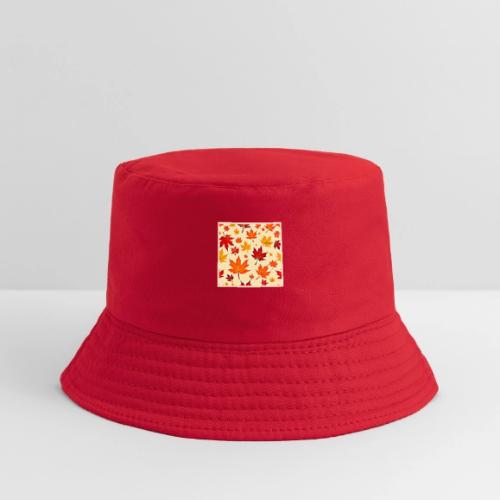 Seamless Fall Foliage Design - Kid's Bucket Hat