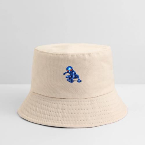 Blue Alien Crouch - Kid's Bucket Hat