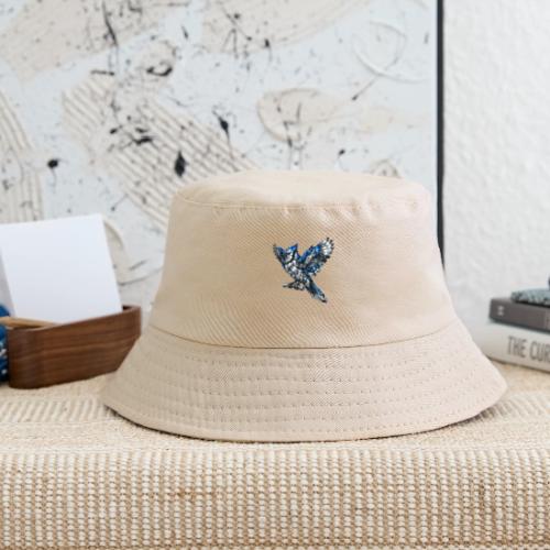 Silver Blue Jay Open Wing Perch - Kid's Bucket Hat