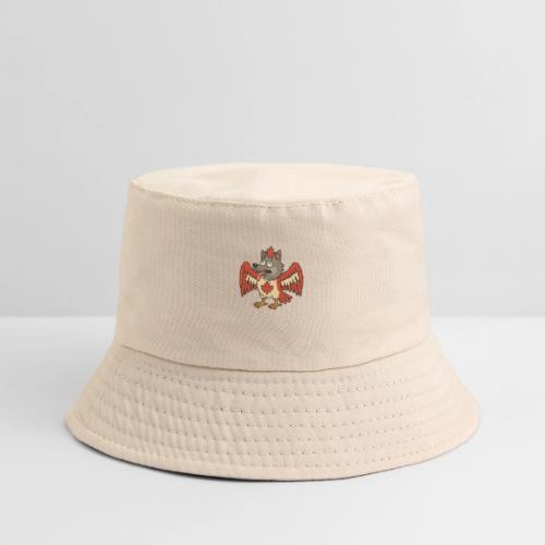 Maple-Mad Wolfbird – Quirky Canadian Creature - Kid's Bucket Hat