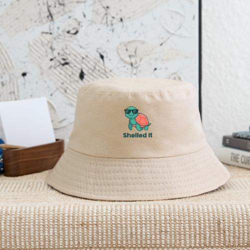 Funny Turtle Sunglasses Shelled It Cute Gift - Kid's Bucket Hat