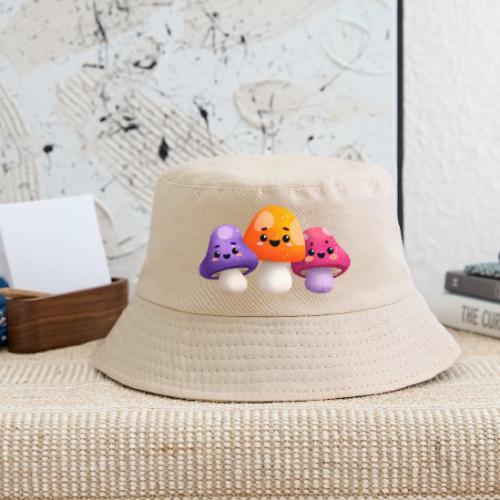 Colorful Mushroom Companions - Kid's Bucket Hat