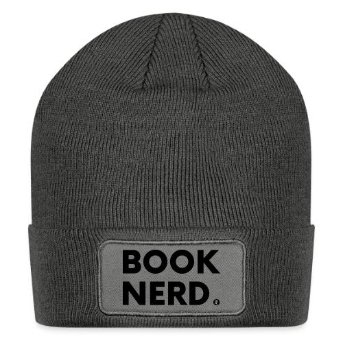 Book Nerd in Black - Patch Beanie