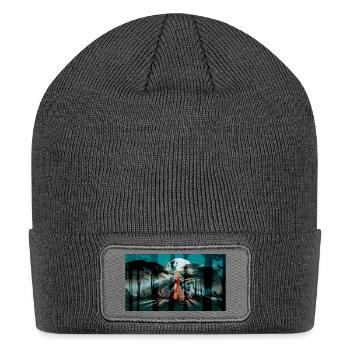 Skeleton Dance Party - Patch Beanie - charcoal grey - Front