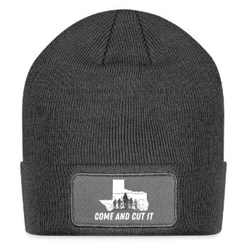 Come and cut it Texas - Patch Beanie - charcoal grey - Front