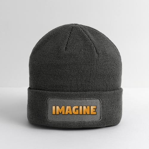 Imagine Word Art – Creative Gradient Design - Patch Beanie