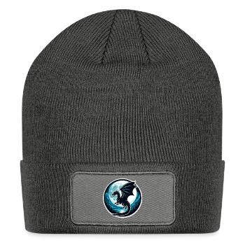 Lunar Dragon’s Flight - Patch Beanie - charcoal grey - Front
