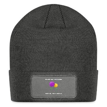 PAINTING PASSION: COLOUR YOUR WORLD - Patch Beanie - charcoal grey - Front