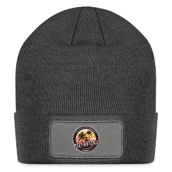 Port Antonio Jamaica - Caribbean Island Paradise - Patch Beanie - charcoal grey - Front