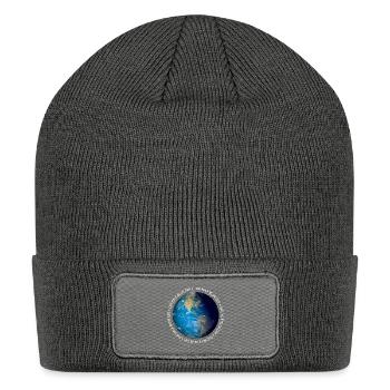 The Pale Blue Dot - Patch Beanie - charcoal grey - Front