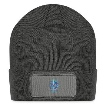 Eye See #01 - First Glance | Psychedelic Eye Art - Patch Beanie - charcoal grey - Front