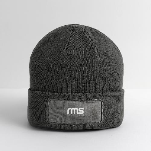RMS White classic logo - Patch Beanie