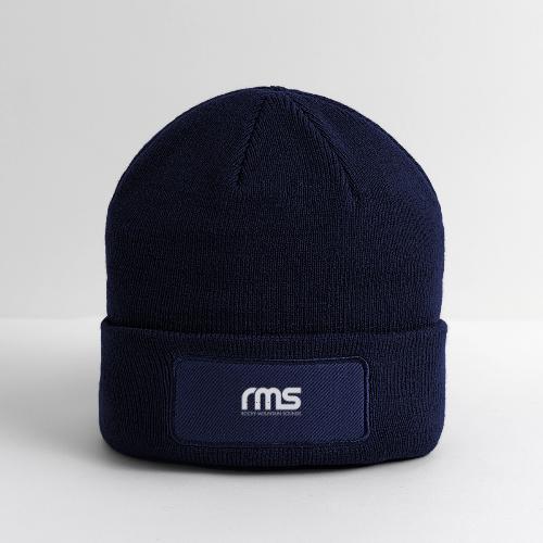 RMS White classic logo - Patch Beanie