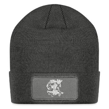 Medieval Core Medieval Initials Castle Core - Patch Beanie - charcoal grey - Front