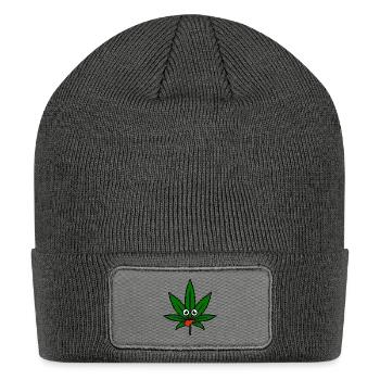 Sweedy is here! - Patch Beanie - charcoal grey - Front