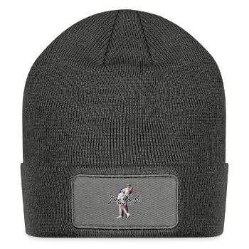John Doe Jr Sarasota Kiss - Patch Beanie - charcoal grey - Front