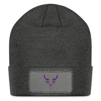 Stag - Patch Beanie - charcoal grey - Front
