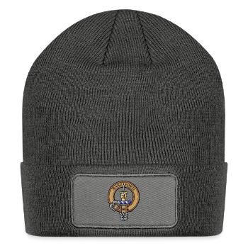 Clan MacKay Crest - Patch Beanie - charcoal grey - Front