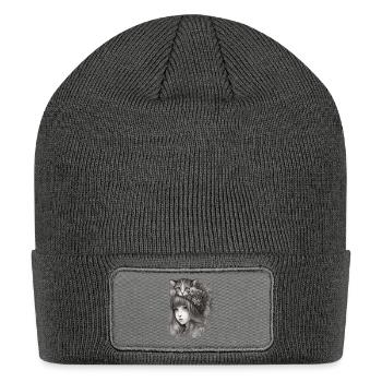 Avec mon chat - Patch Beanie - charcoal grey - Front