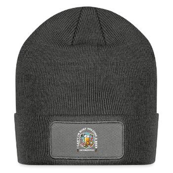 Sakura Pretzel Oktoberfest Fusion - Patch Beanie - charcoal grey - Front