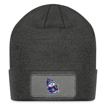 Winter Joy - Patch Beanie - charcoal grey - Front