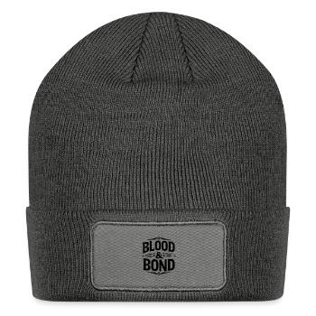 Blood and Bond - Patch Beanie - charcoal grey - Front