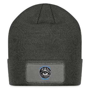 Per aspera ad astra - Patch Beanie - charcoal grey - Front