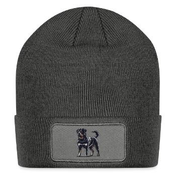 Rottweiler - Patch Beanie - charcoal grey - Front