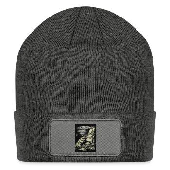 BigBang Baseball ¾ Sleeve T Shirt - Patch Beanie - charcoal grey - Front