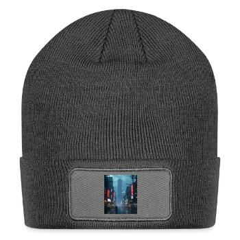 Prints for all - Patch Beanie - charcoal grey - Front