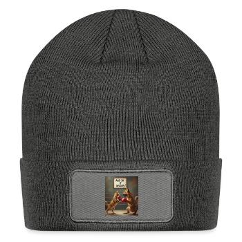 Prints for all - Patch Beanie - charcoal grey - Front