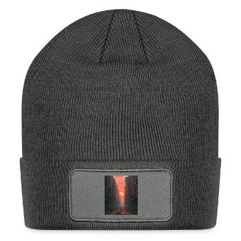 Prints for all - Patch Beanie - charcoal grey - Front